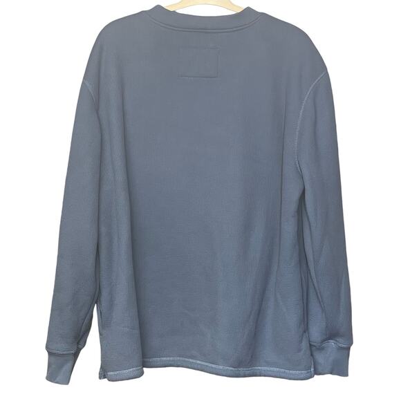 Smith’s Workwear blue waffle knit long sleeve shirt sherpa lined men’s size 2XL - Picture 2 of 6